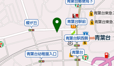 ヒルズビューティーの地図画像