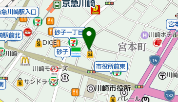 eyesalonFair川崎店の地図画像