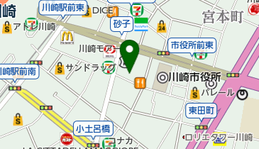 エバーグレース川崎店の地図画像
