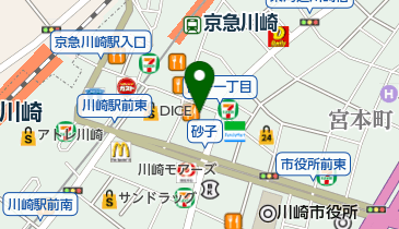 セレビアイ川崎店の地図画像
