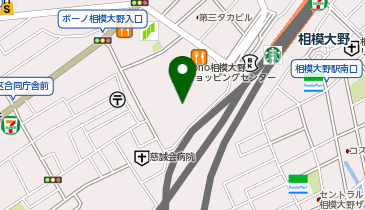 ユニコムプラザさがみはらの地図画像