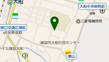 鎌倉市役所 大船子ども会館・子どもの家の地図画像