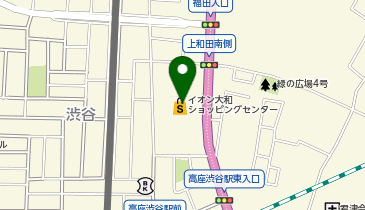 東京スターメガネイオン大和店の地図画像