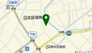 花屋商店の地図画像