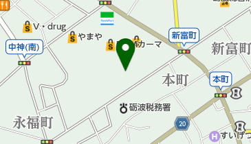 ポコ・ア・ポコサンキュー新富店の地図画像