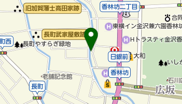 金沢もんようの地図画像