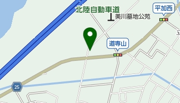 美川温泉やすまる(安産)の湯の地図画像