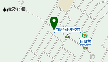 白帆台針灸院の地図画像