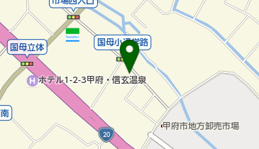 甲府市役所 市民部 市民総室 総務課 国母窓口センターの地図画像