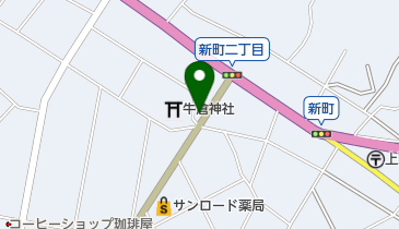 有限会社上條興業の地図画像