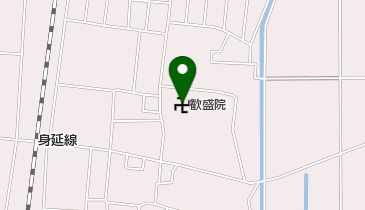 歓盛院の地図画像