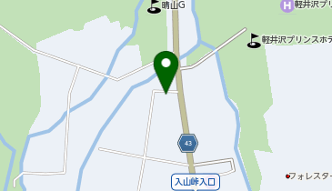 スキーハウス 軽井沢プリンス通り店の地図画像