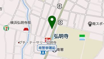 スクール用品ナカムラ弘明寺店の地図画像
