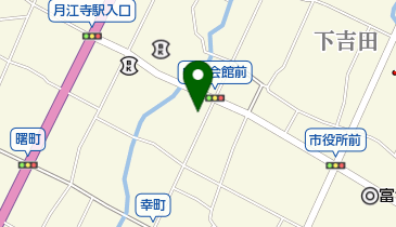 ヘアースタジオIWASAKI山梨下吉田店の地図画像