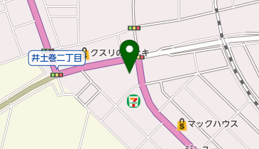 縣央健心館の地図画像