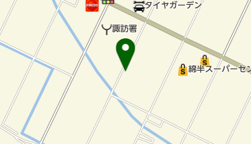 メナード化粧品諏訪代行店の地図画像