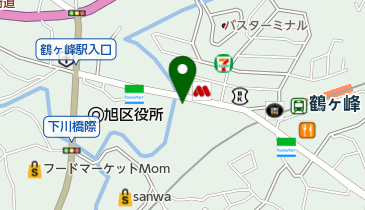 ビュップ(美u・p)鶴ヶ峰店の地図画像