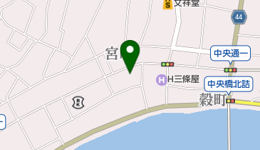 玉宅湯の地図画像