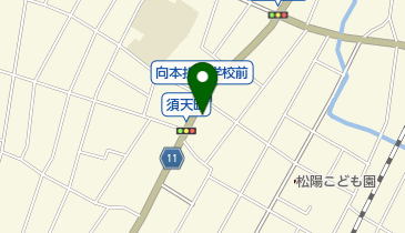 牧理容店の地図画像