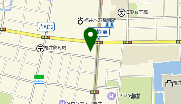 ストークビル福井一番館管理室の地図画像