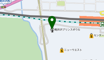 ワインショップ・エノテカ軽井沢店の地図画像