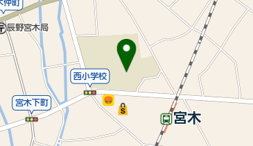 辰野町 辰野西学童クラブの地図画像