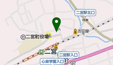 WATERWORLD二宮店の地図画像