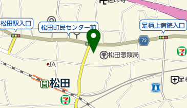 ネイルサロンラグドール松田店の地図画像