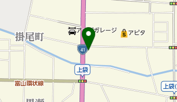 らくやん 富山インター店の地図画像