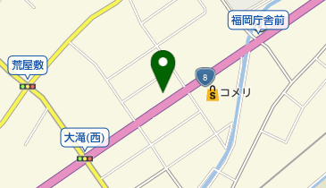 大矢服装の地図画像
