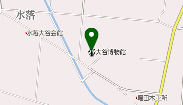 小矢部市大谷博物館の地図画像