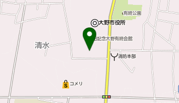 大野市役所 多田記念大野有終会館の地図画像