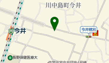 ライフデリ長野店の地図画像