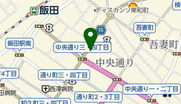 飯田ビジネス学院の地図画像