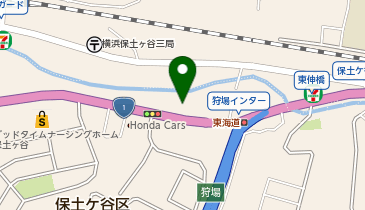 カーセブン狩場インター店の地図画像