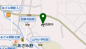 宗教法人西勝寺の地図画像