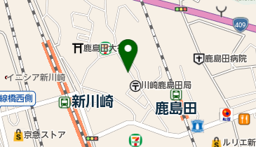 プールヘアーの地図画像