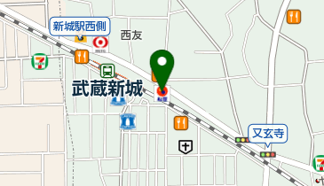 湘南ゼミナール 小中部 武蔵新城の地図画像