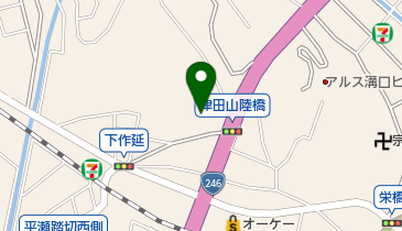 有限会社アキプリント社の地図画像