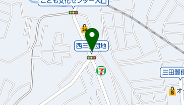 美洗館生田南店の地図画像