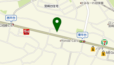 カレーハウスCoCo壱番屋東急宮前平ショッピングパーク店の地図画像