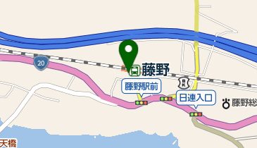 藤野観光案内所ふじのねの地図画像