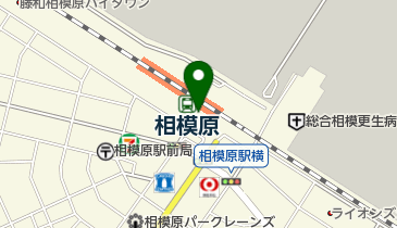 ポニークリーニングセレオ相模原の地図画像
