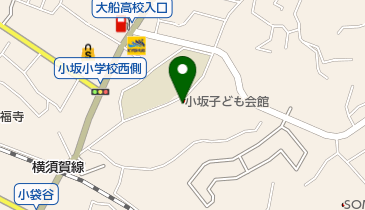 鎌倉市役所 大船子育て支援センターの地図画像