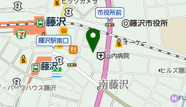 長沼静きもの学院湘南藤沢校の地図画像