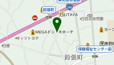 hair陽と葉の地図画像