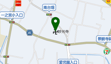 宗教法人妙光寺の地図画像