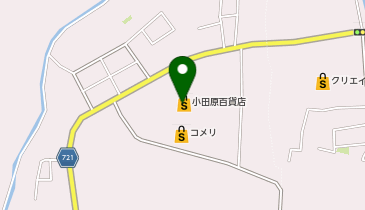 アリスクリーニング小田原百貨店山北店の地図画像