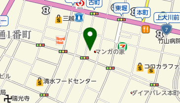 美容プラージュ 古町店の地図画像