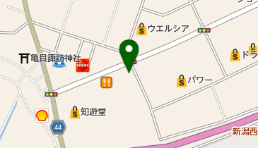 オレンジバナナ亀貝インター店の地図画像